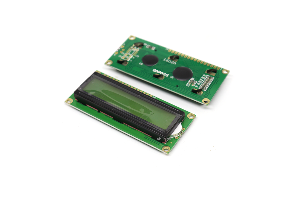 1602 LCD (Green Screen) with backlight of the LCD screen