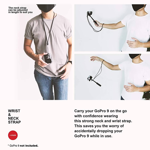 GoPro 11 / 10 / 9 Case 6 in 1 เคสกล้องโกโปร สไตล์เรโทร สำหรับ ถ่าย Vlog หรือท่องเที่ยว สีเงิน