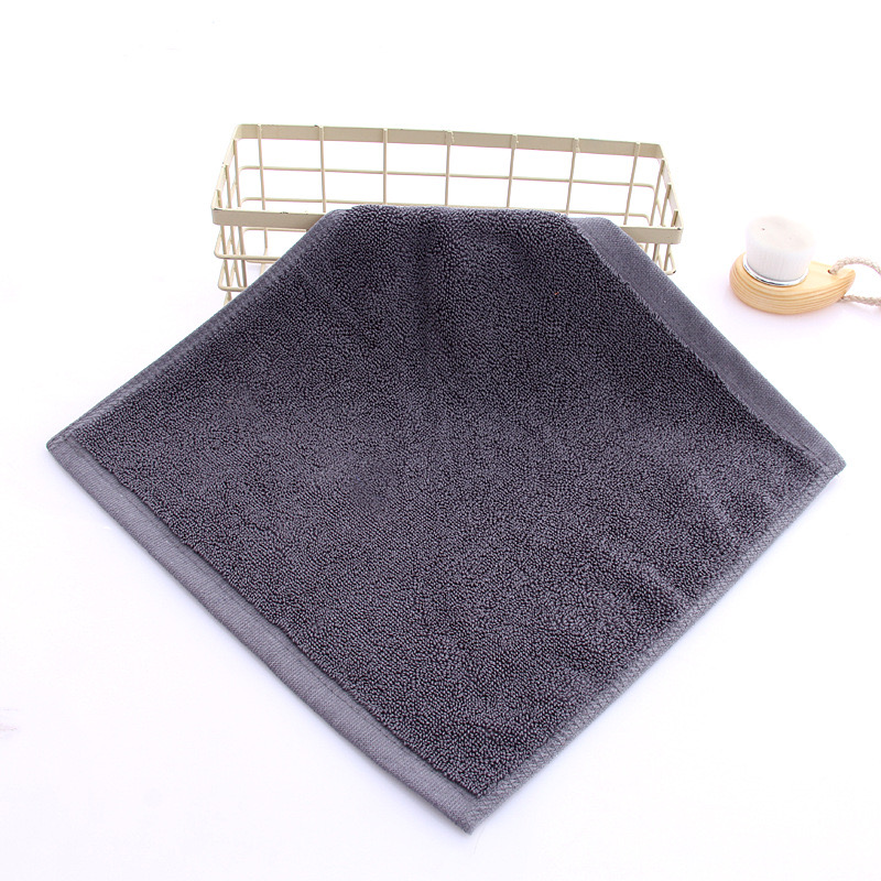ผ้าขนหนูเช็ดตัวสีเทาCotton100% ผ้าขนหนูเกรดโรงแรม