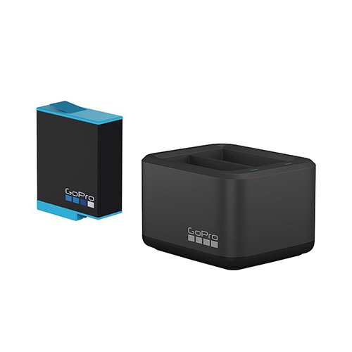 GoPro 10 / 9 GoPro Dual Battery Charger + Battery x 2 ของโกโปรแท้ แท่นชาร์จ ที่ชาร์จ + แบตเตอร์รี่โกโปร x 2