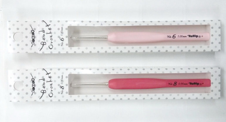 เข็มโครเชต์ด้ามนิ่มถักลูกปัดและไหมซัมเมอร์ Bead Soft Crochet