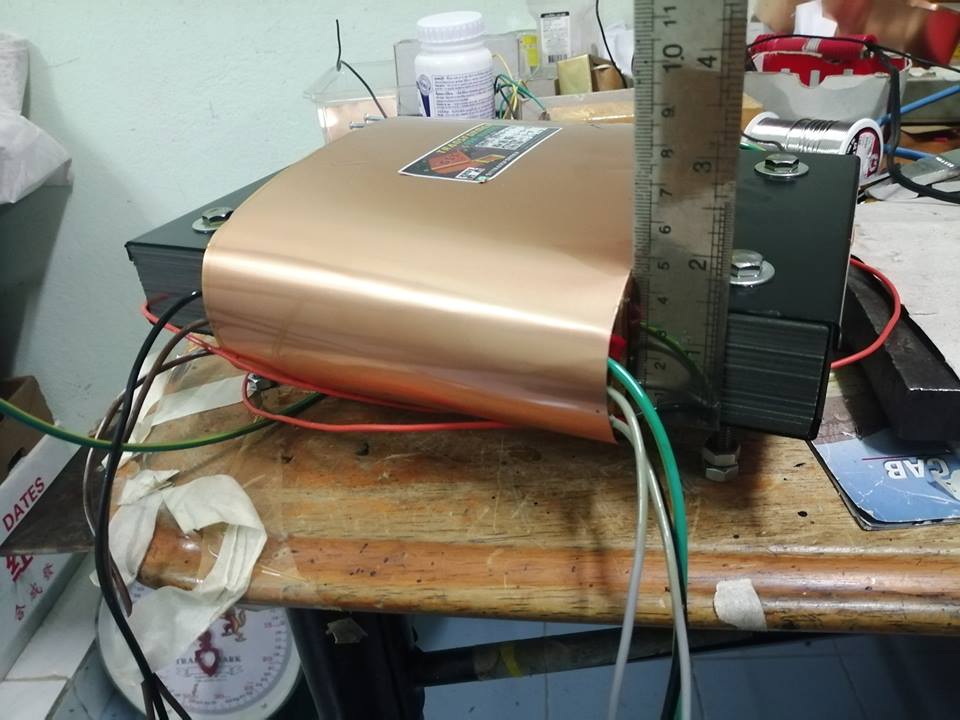 หม้อแปลงไฟ 60-0-60 10A ลงกล่อง 2นิ้ว