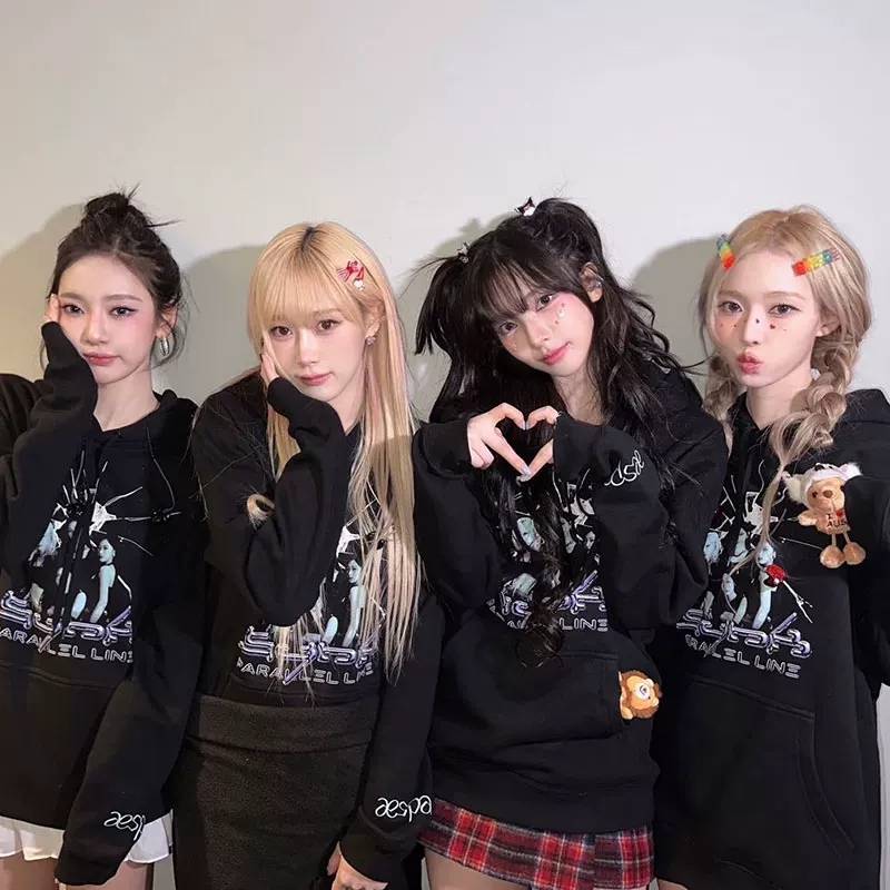 เสื้อกันหนาว Aespa : 2024 Aespa LIVE TOUR - SYNK : Parallel Line