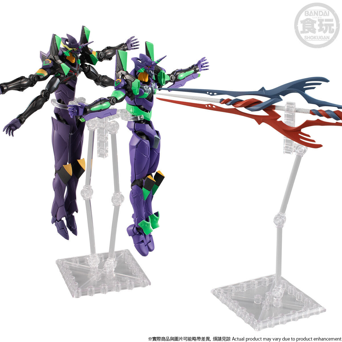<Preorderปิดรับที่ 4คิว >เปิดรับPreorder มัดจำ 400 บาท P-bandai EVA-FRAME EVANGELION NEW THEATRICAL EDITION: UNIT 01 VS UNIT 13 SET W/O GUM