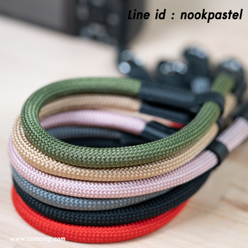 สายคล้องกล้อง แบบคล้องมือ เชือกปีนเขา