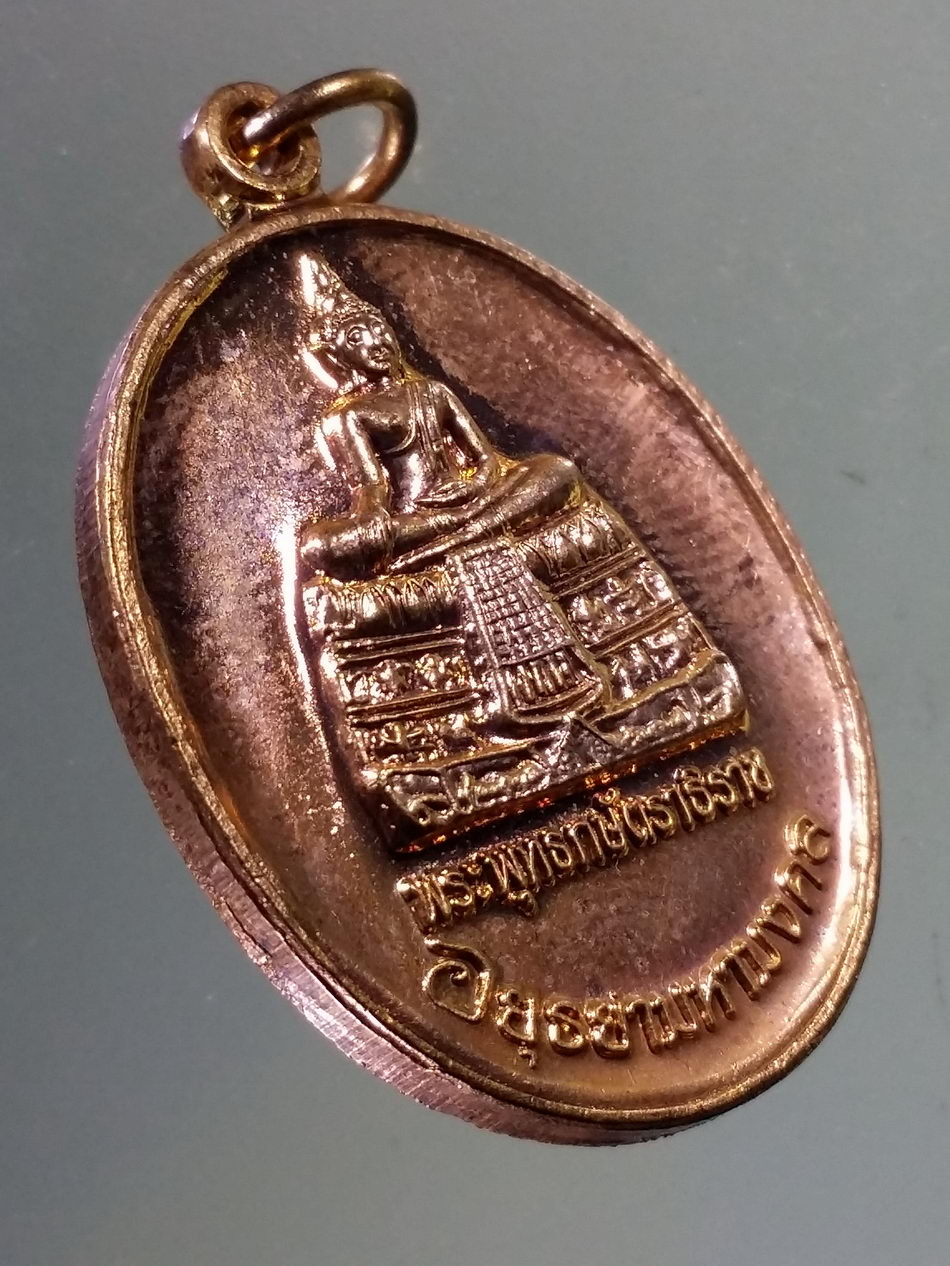 Antig Pim 426 เหรียญทองแดงผิวไฟ พระพุทธกษัตราธิราช อยุธยามหามงคล จังหวัดพระนครศรีอยุธยา จัดสร้างปี 2549