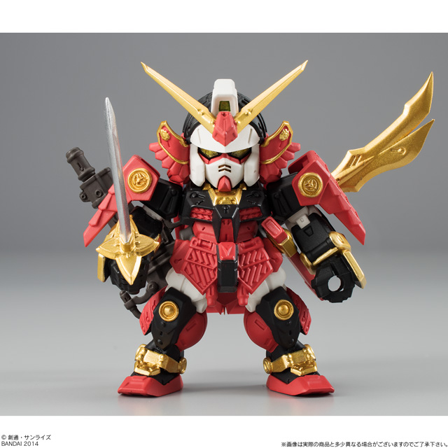 กันดั้ม Bandai Candy Toy FW Gundam Converge EX05 Musha Gundam