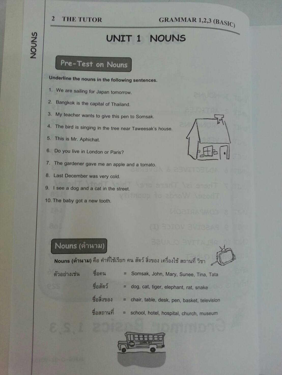 หนังสือเตรียมสอบ English Basic 1,2,3 ของ The tutor