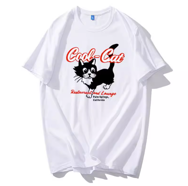 เสื้อยืด Cool Cat แบบลิซ่า