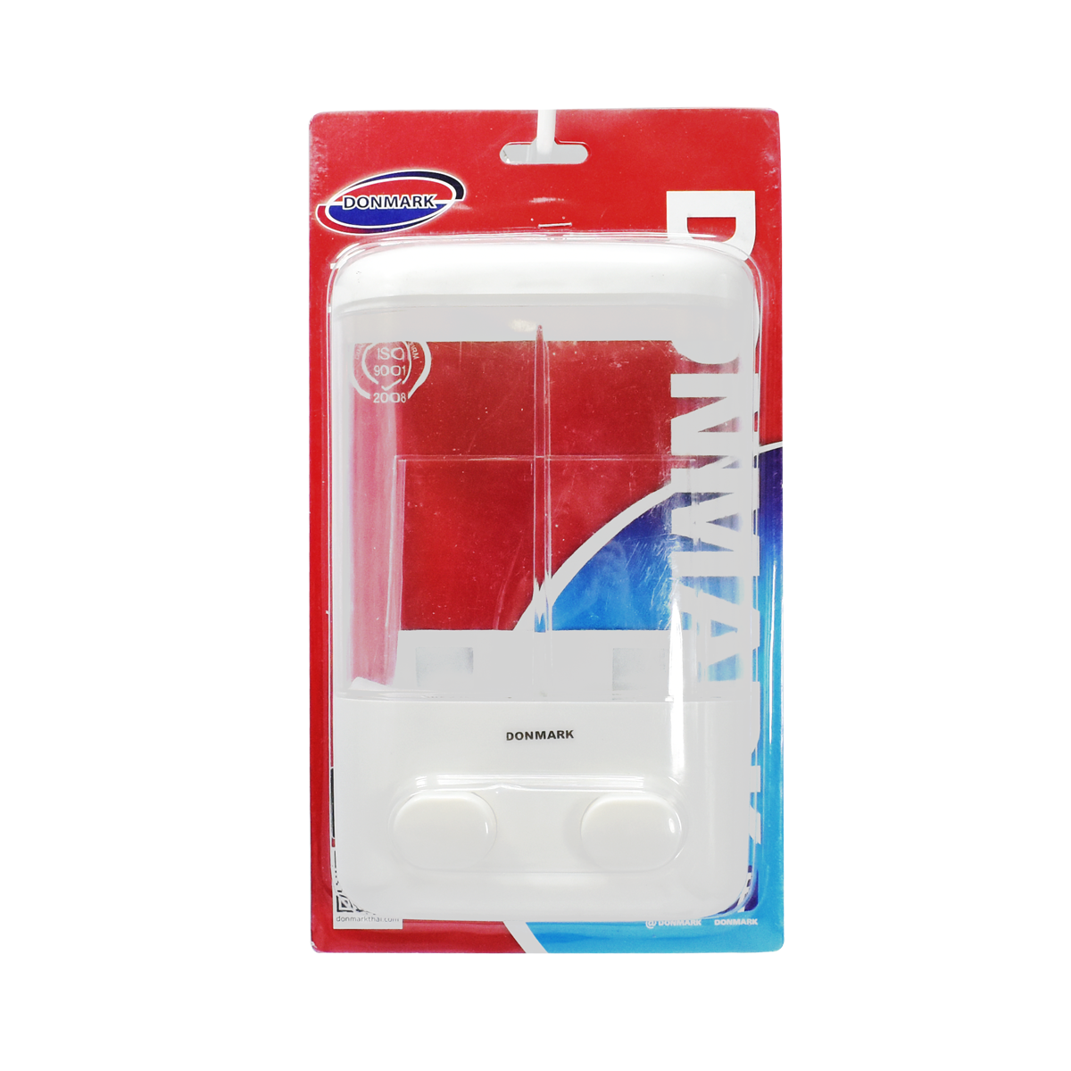DONMARK ที่กดสบู่เหลวสีขาว รุ่น 2 หัวกด PL-9018