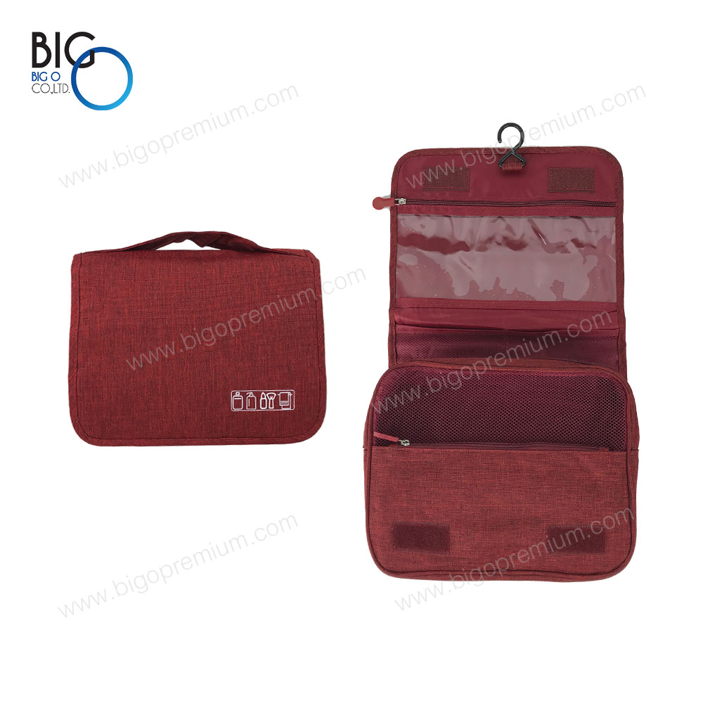กระเป๋าจัดระเบียบพรีเมี่ยม ใส่อุปกรณ์อาบน้ำ พับเก็บได้ 1 ชั้น