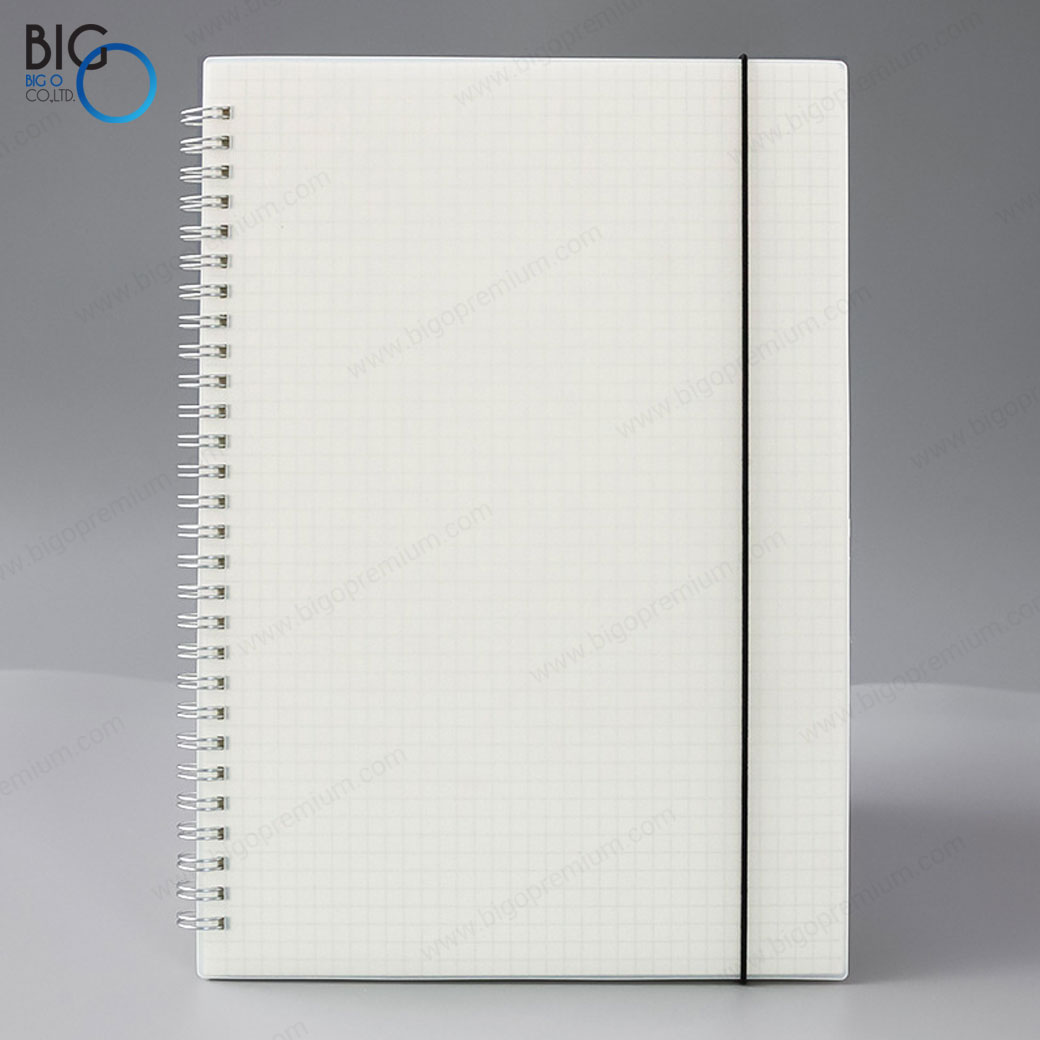 สมุดโน๊ตพรีเมี่ยม A5 ปกใส แบบพกพาง่าย