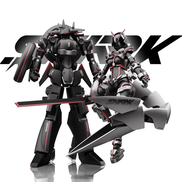 (Preorder ปิดรับวันที่ 16/11/2024 ) เปิดรับPreorder มัดจำ 200 บาท Yubo Model 1/12 Warrior Goddess-Sako Shark Future Cyberpunk