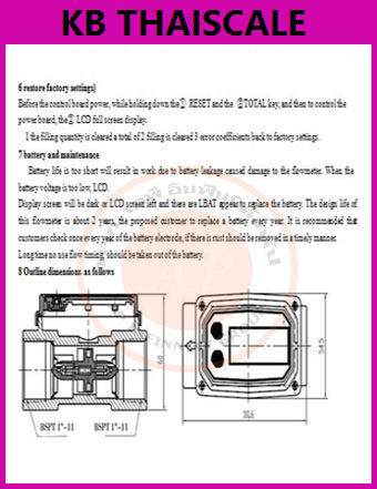 มิเตอร์วัดปริมาณการไหลของน้ำ น้ำมัน 20-120 ลิตรต่อนาที Diesel Fuel Flow Meter