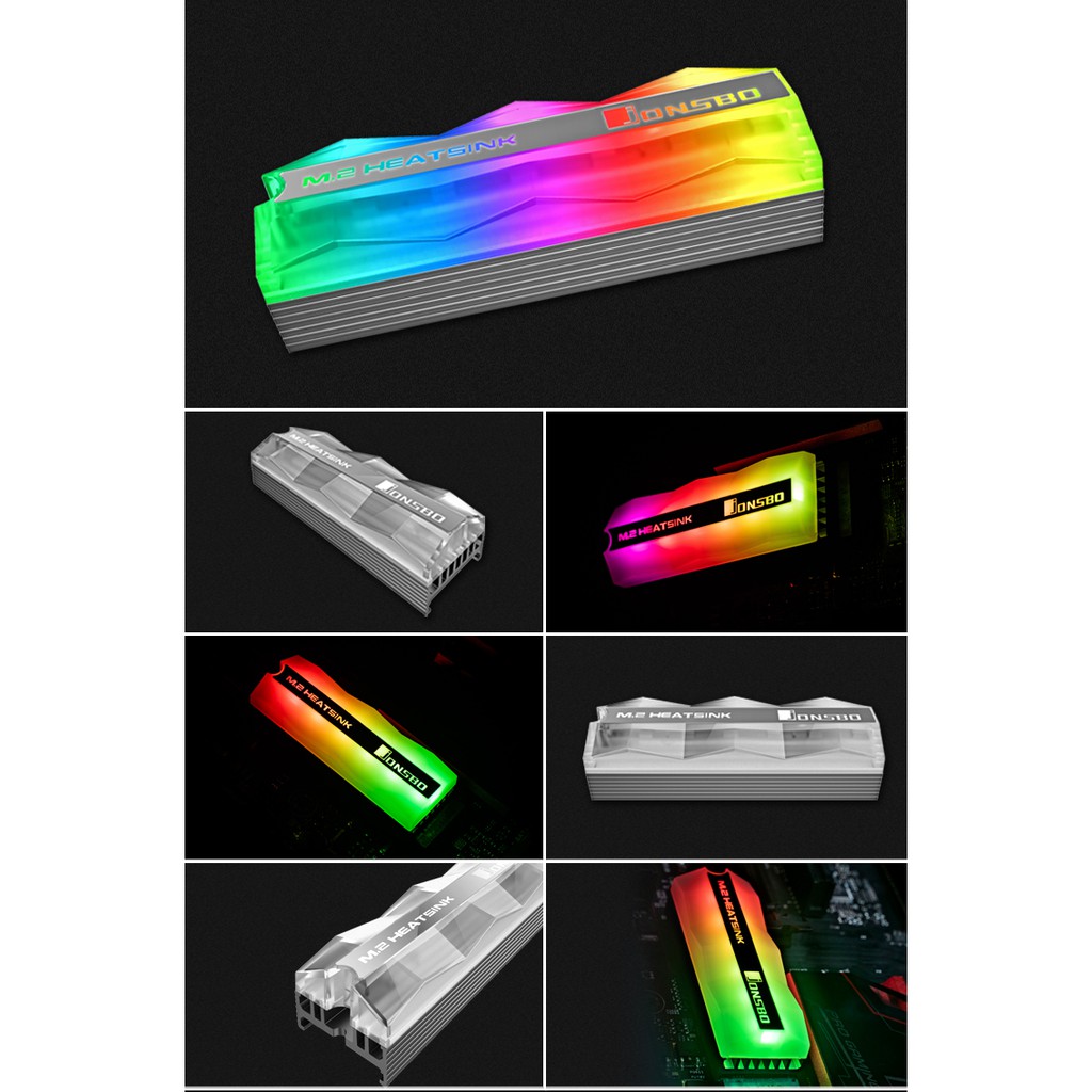 Jonsbo M.2 HeatSink ARGB แบบปรับไฟได้