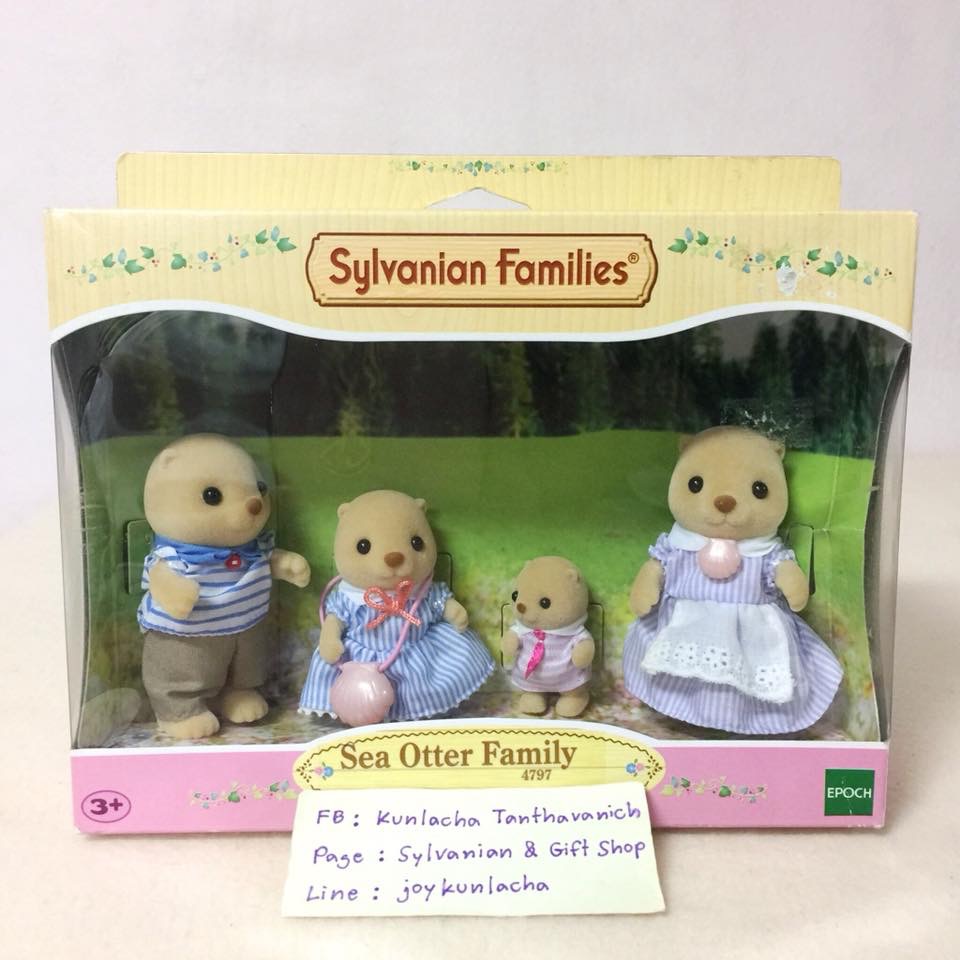 ครอบครัวคุณนากทะเล ซิลวาเนียน Sea Otter Family : Sylvanian Families