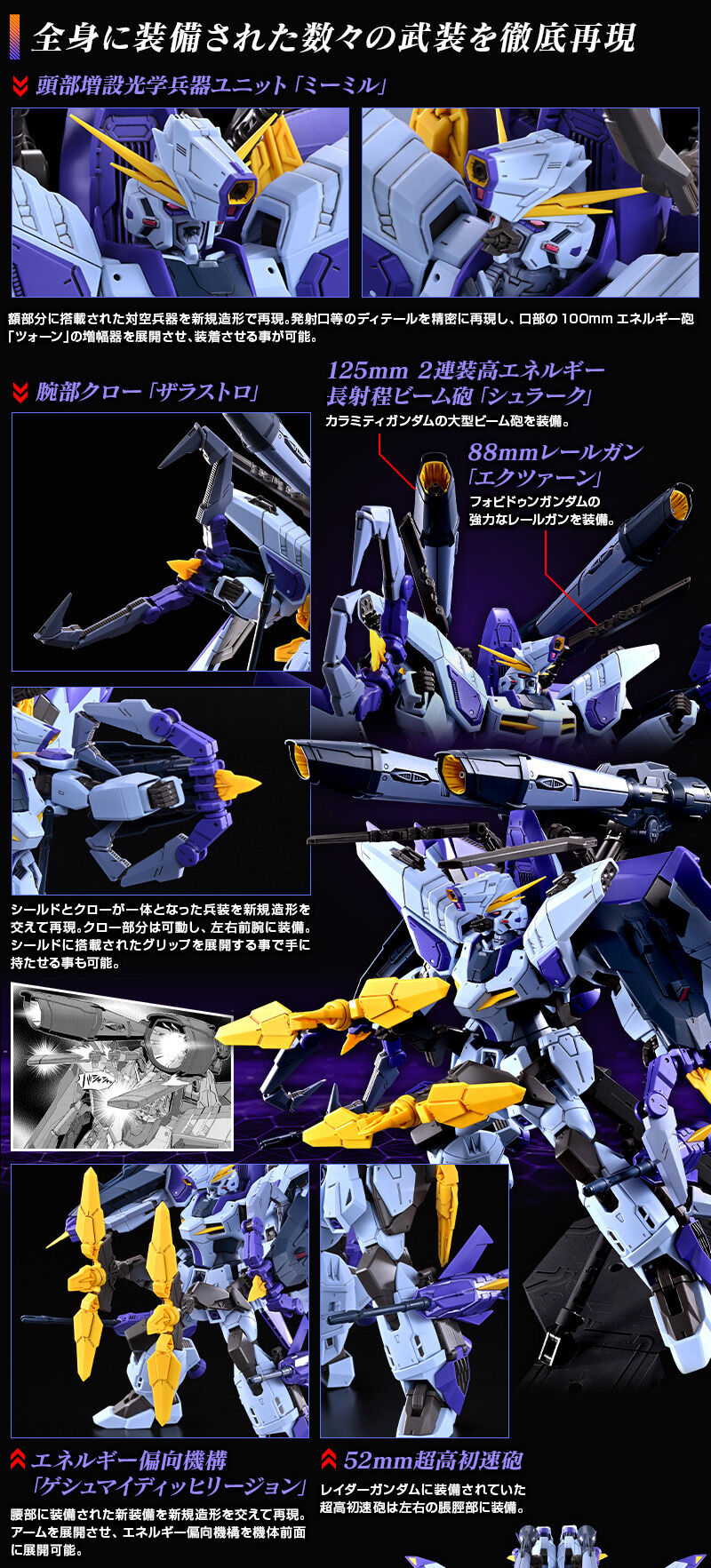 กันดั้ม Bandai Spirits Gunpla Premium Bandai Hobby Online Shop Limited Full Mechanics 1/100 GAT-XX370 Boost Raider Gundam