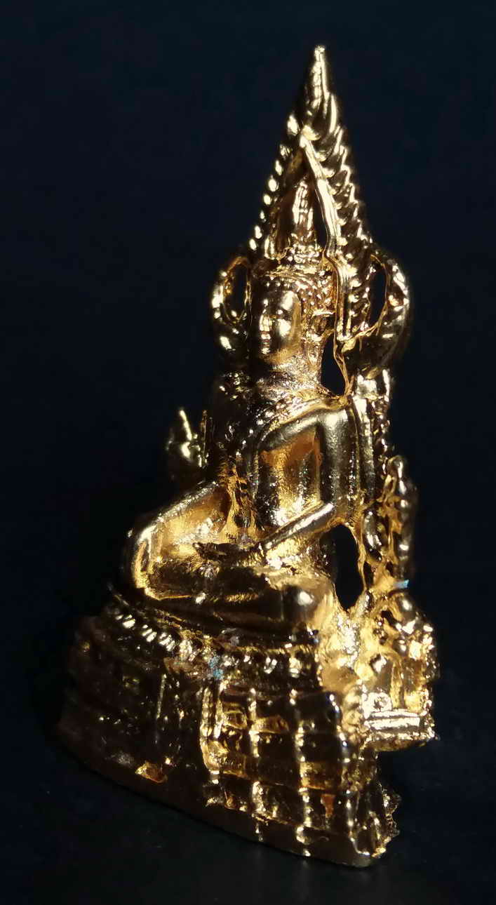 รหัสสินค้า พระกริ่ง พระหล่อ 058 รูปหล่อกะไหล่ทอง พระพุทธชินราช วัดพระศรีรัตนมหาธาตุ จังหวัดพิษณุโลก ไม่ทราบปีที่สร้าง