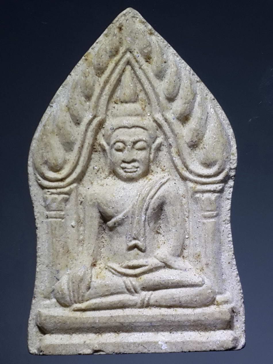 รหัสสินค้า พระเนื้อดิน เนื้อผง เนื้อว่าน 1180 พระขุนแผนเนื้อผง หลังกุมารเด่นชัย รุ่นสร้างศาลาวัดป่าเลไลย์ จังหวัดนครสวรรค์ สร้างปี 2536