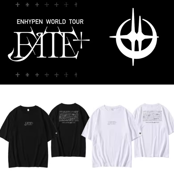 เสื้อยืด ENHYPEN : Concert World Tour [FATE PLUS]