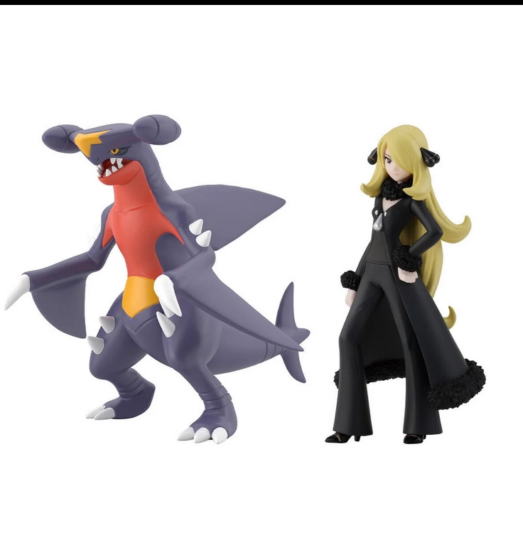 <Preorderภึง 22/7/2025>เปิดรับPreorder มัดจำ 100บาท POKÉMON SCALE WORLD SINNOH REGION CYNTHIA & GARCHOMP