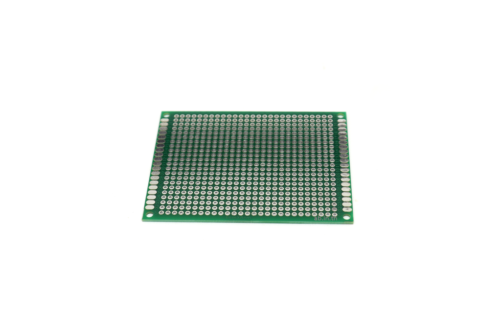 Prototype PCB Board 6x8 cm สีเขียว แผ่นปริ๊นอเนกประสงค์ แผ่นปริ้นไข่ปลา
