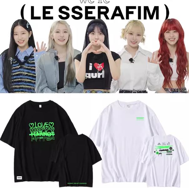 เสื้อยืด LE SSERAFIM : FM 'FEARNADA' 2024