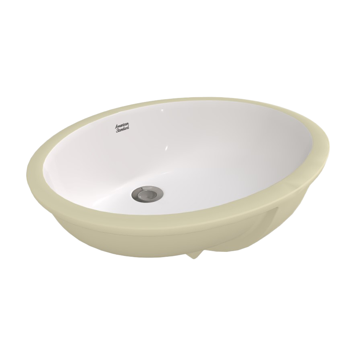 American Standard อ่างล้างหน้า แบบฝังใต้เคาท์เตอร์ รุ่น โอวาลีน #470LM-WT-0