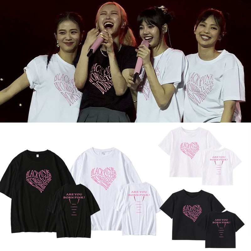 เสื้อยืด BLACKPINK : คอนเสิร์ต BORN PINK World Tour