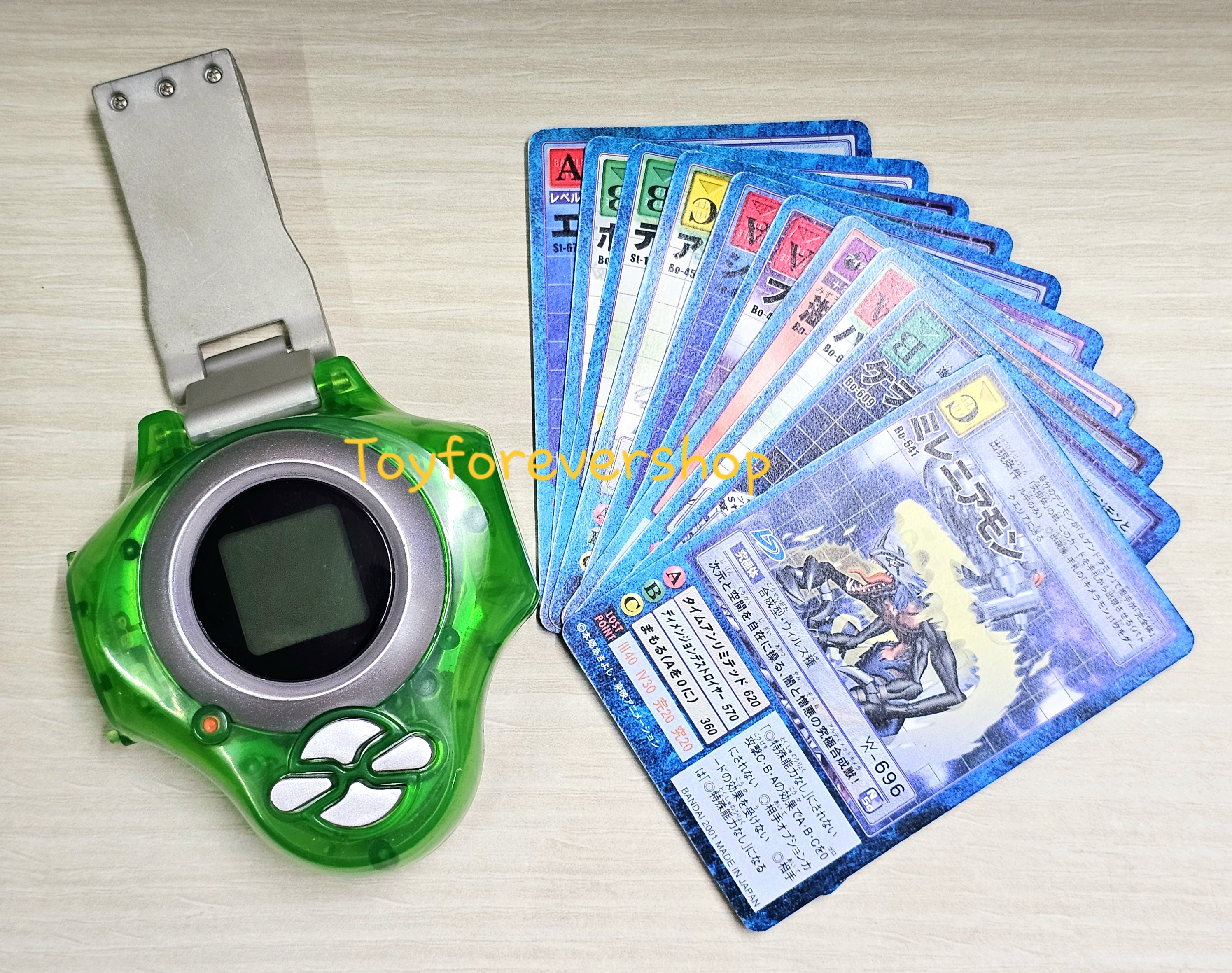 Digimon Digivice D-Power Ver.2 Eng สีเขียว สวยมาก แท้ ดิจิมอน ดิจิไวซ์