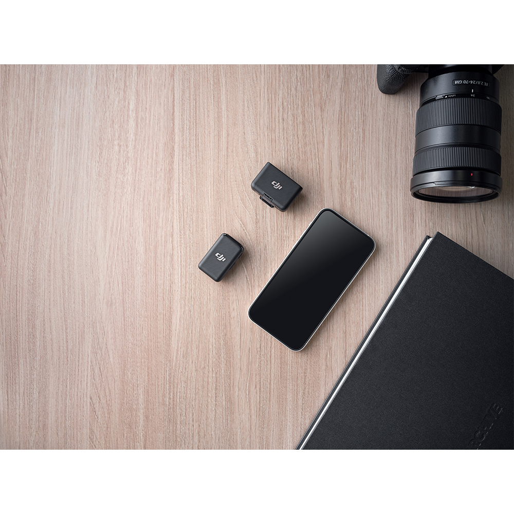 DJI Mic Wireless Microphone Charging Case ไมโครโฟนไร้สาย ใช้ได้กับกล้อง มือถือ คอมพิวเตอร์ ประกันศูนย์ไทย By Aquapro