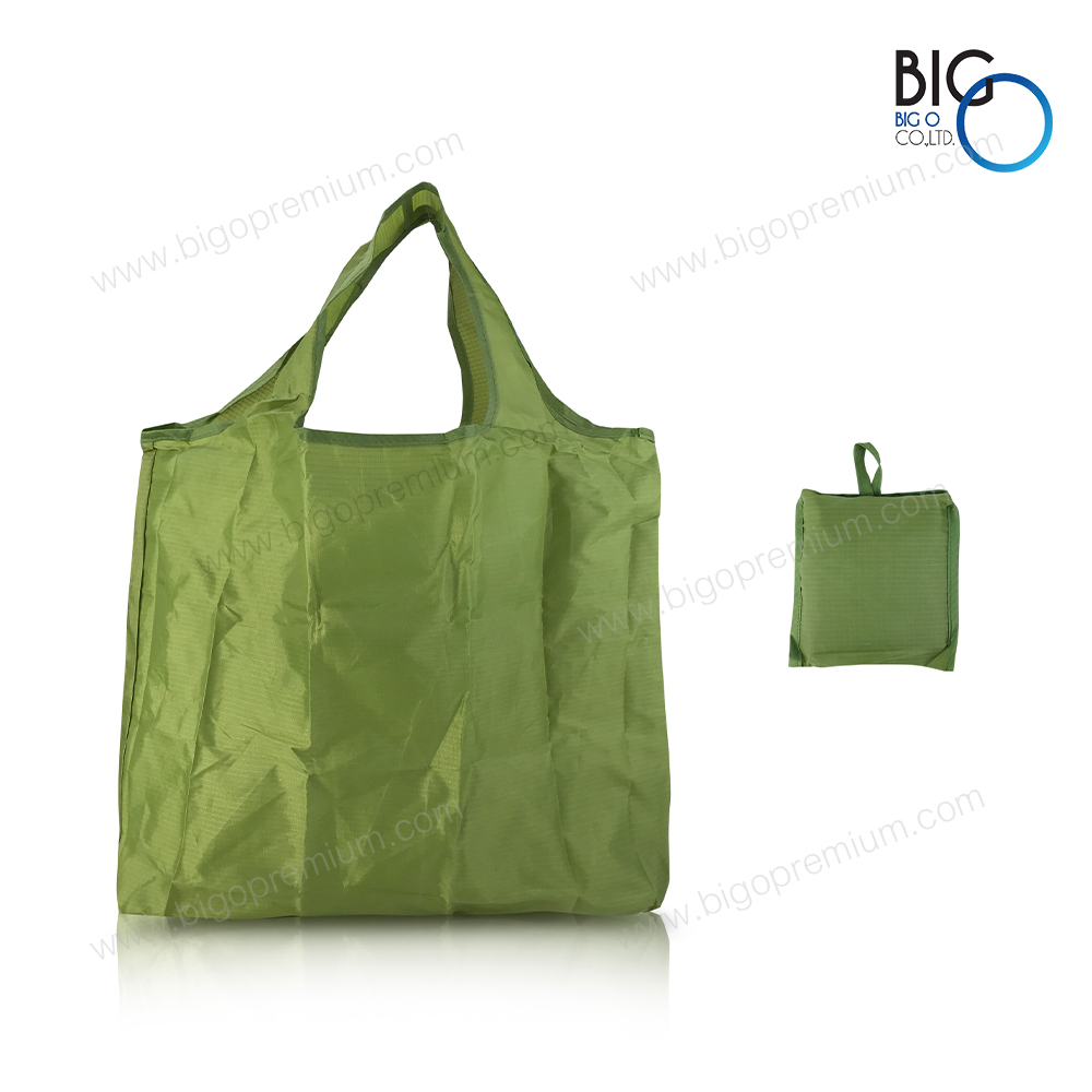 กระเป๋าผ้าร่มพับได้ สีพื้น