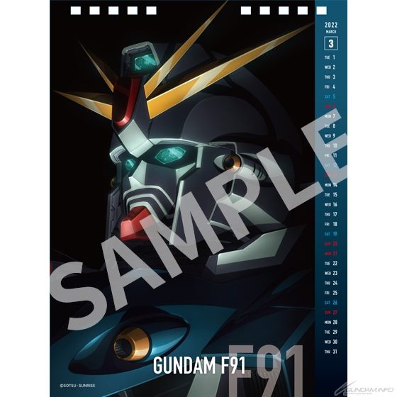 <Preorderถึง 28/5/2021>เปิดรับPreorder มัดจำ 300บาท Gundam Mechanical Calendar 2022 UC NexT 0100 ปฏิทิน