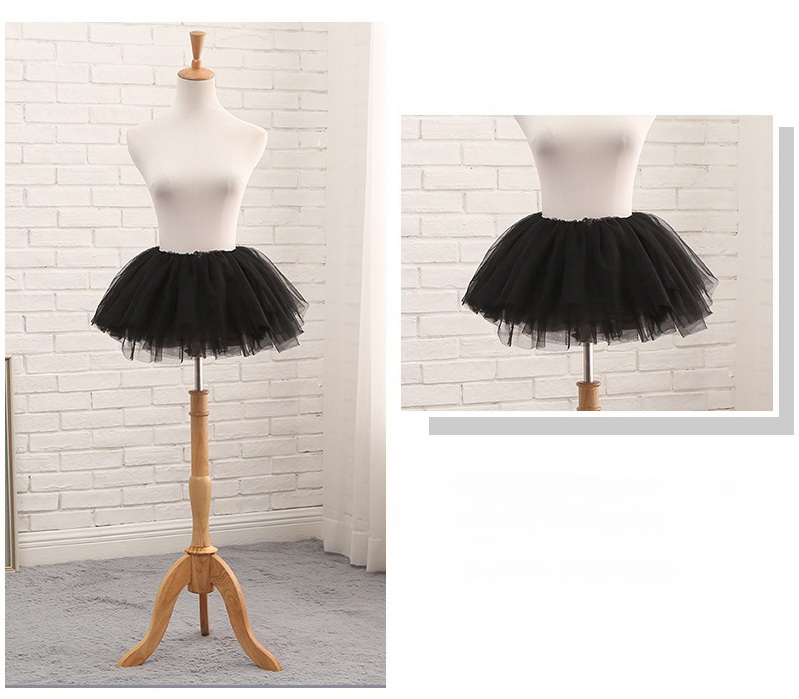 P6013- กระโปรงสุ่มสั้น ความยาว 11นิ้ว ผ้านิ่มหลายชั้น ใส่สบาย เอวยืด 24-40นิ้ว ช่วยให้กระโปรงยาวตัวนอกพองฟูเบาๆ หรือใส่เป็นกระะโปรงลีดเดอร์ได้