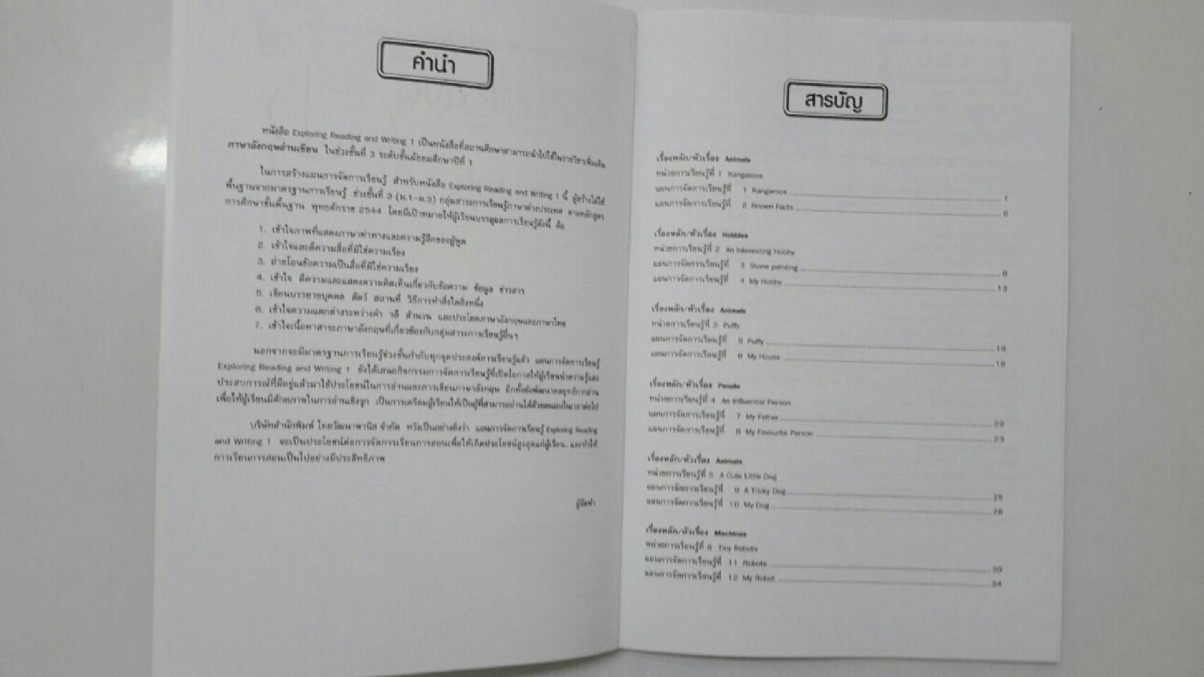 คู่มือครู+เฉลย EXPLORING READING & WRITING Level 1(ม.1) อ.มาลินี จันทวิมล สำนักพิมพ์ไทยวัฒนาพานิช (ทวพ)