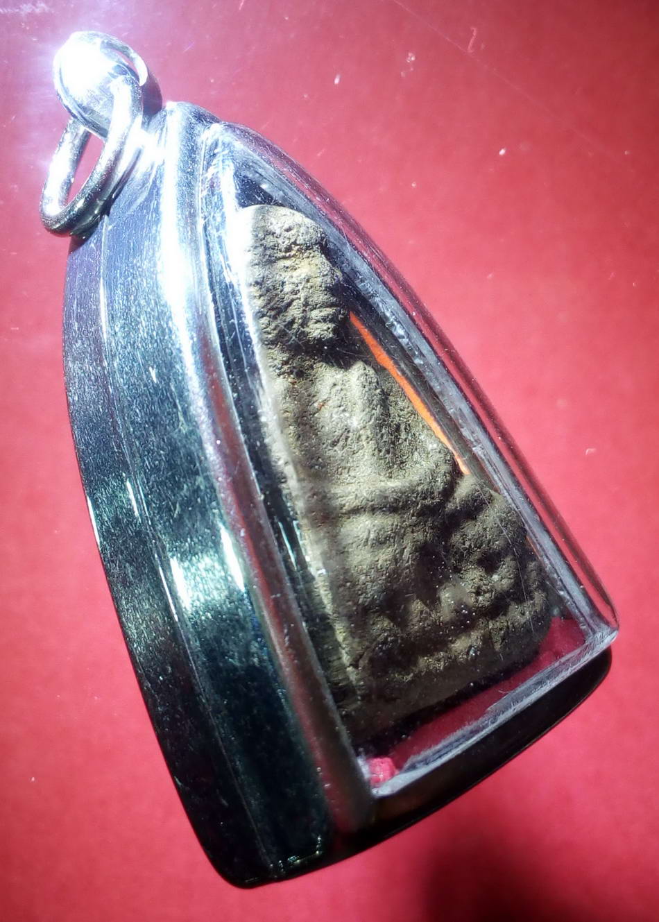 รหัสสินค้า หลวงปู่ทวด วัดต่างๆ 183 หลวงปู่ทวด เนื้อผงผสมว่านไม่ทราบวัด มาพร้อมตลับสแตนเลส