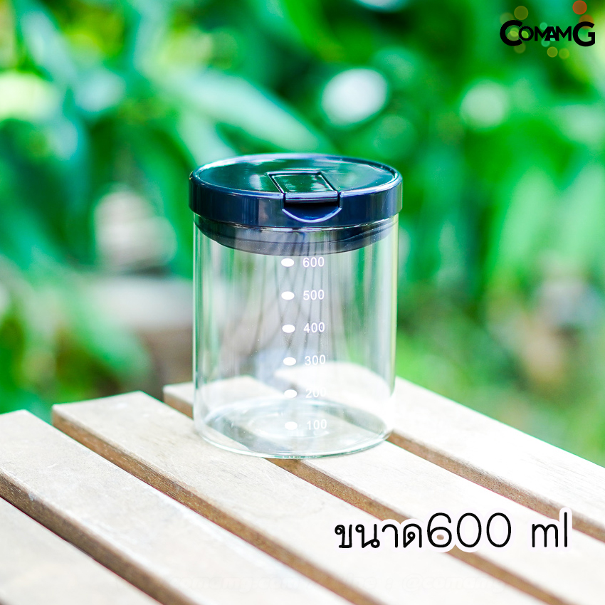 โหลแก้วสูญญากาศ กระปุกแก้ว โหลใส่เมล็ดกาแฟ นมผง ธัญพืช เครื่องปรุง ของแห้งต่าง พร้อมส่ง