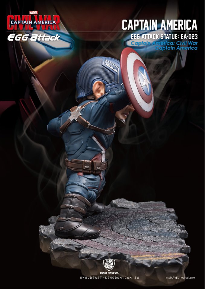 เปิดรับPreorder มัดจำ 3000 บาท EA025 Captain America vs Iron Man MK46: Civil War (Egg Attack)