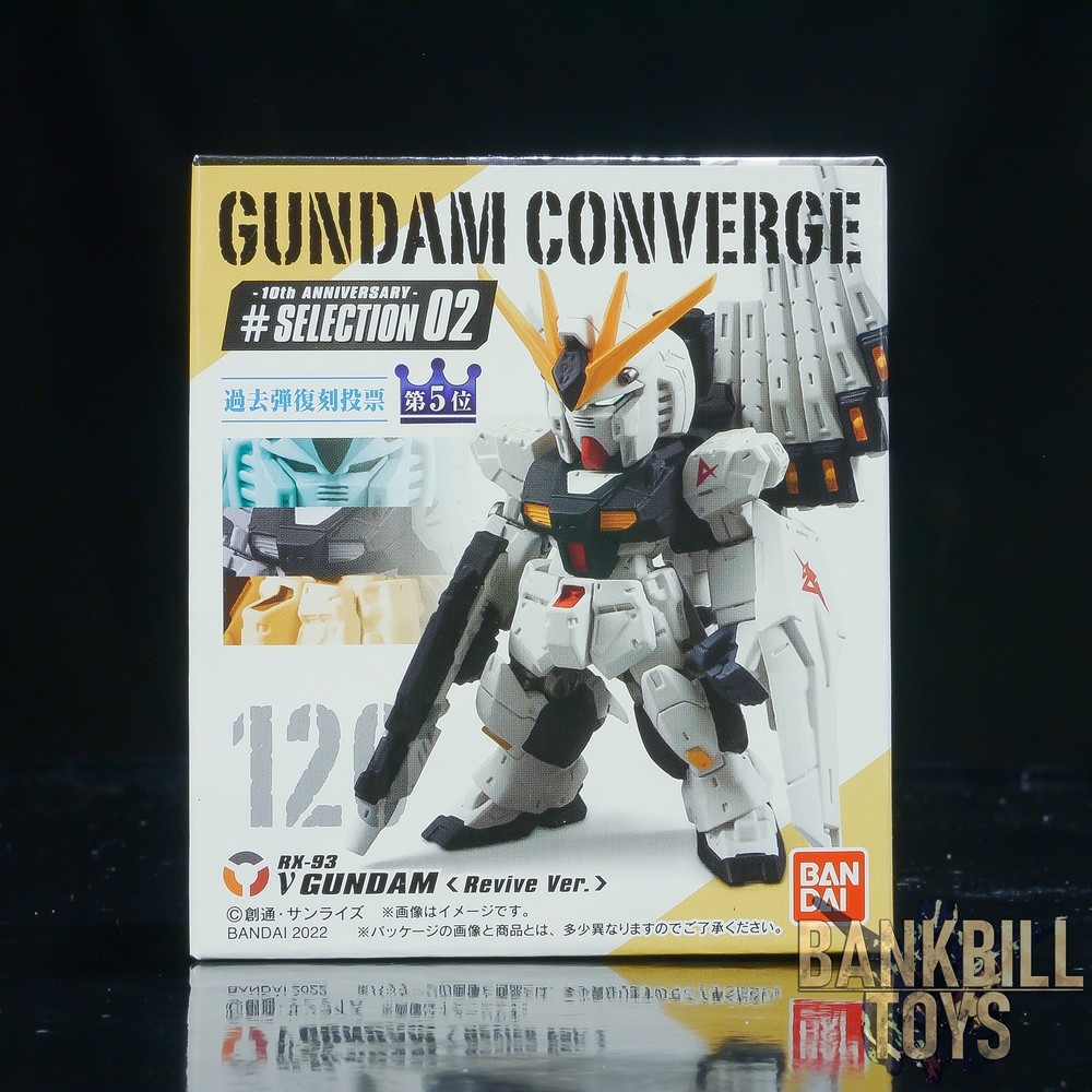 กันดั้ม Bandai Candy Toy FW Gundam Converge 10th Anniversary #Selection 02 No.120' RX-93 Nu Gundam [Revive Ver.]
