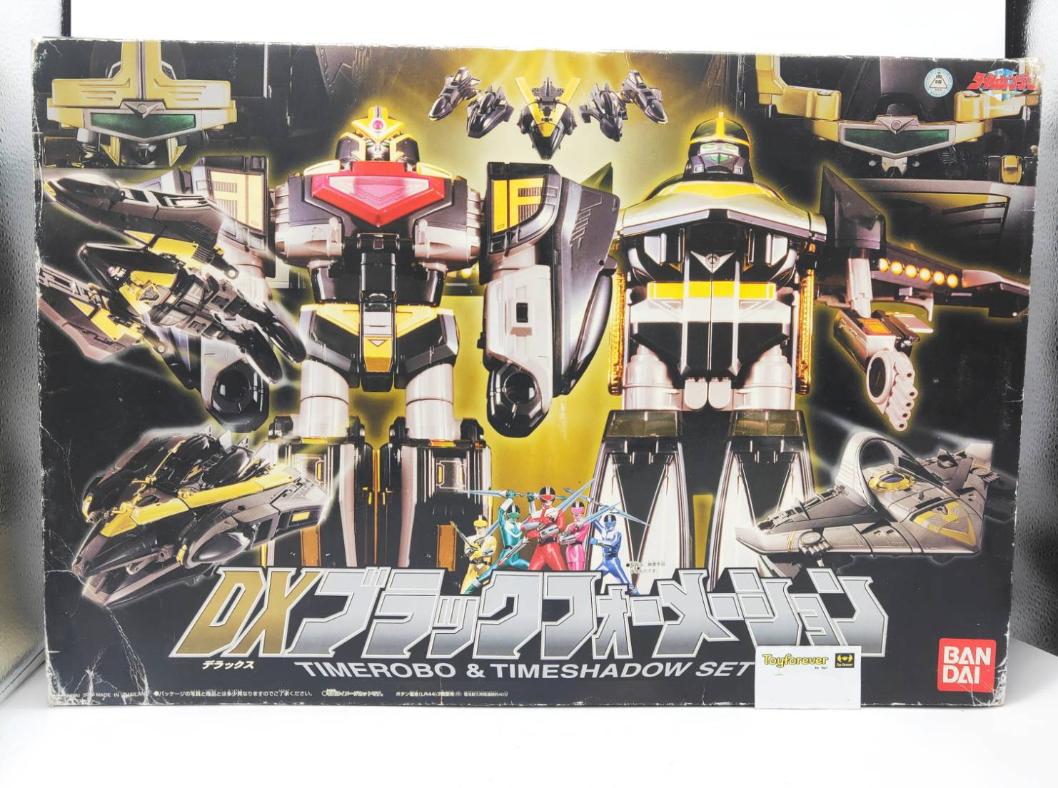 หุ่นไทม์เรนเจอร์ Dx Time Ranger & Time Robo Shadow Black Ver. มือ2 ขาดดาบเล็ก2อัน