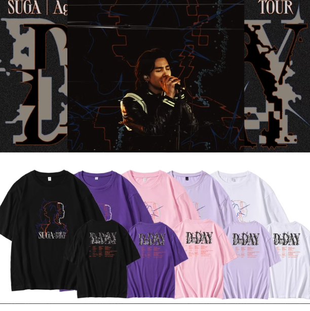 เสื้อยืด BTS SUGA : คอนเสิร์ต SUGA | Agust D TOUR