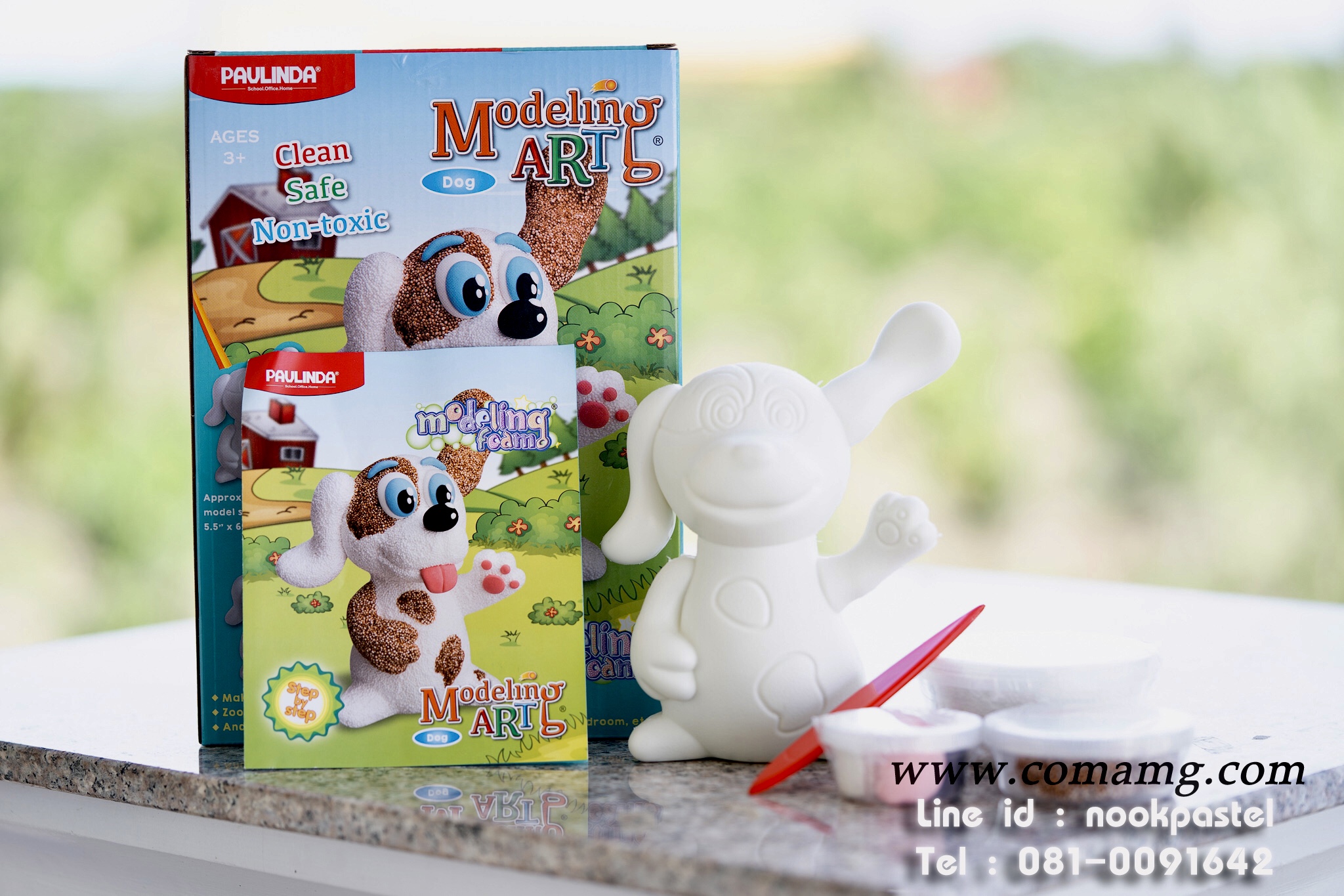 ของเล่นโฟมดินน้ำมัน Mid Series ลายDog and Cat Modeling Art modeling foam (PAVLINDA)