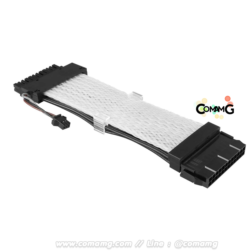 Tsunami Protector Neon รุ่น 2 สายถักคอมพิวเตอร์ มีไฟARGB สายไฟคอมพิวเตอร์