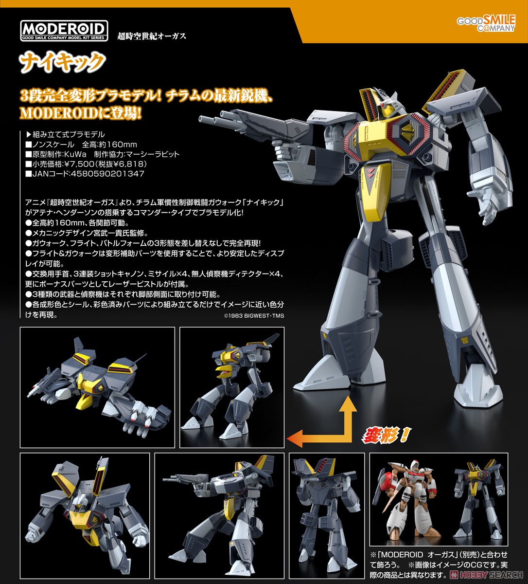 (Preorder ปิดรับวันที่ 1/11/2024 ) เปิดรับPreorder มัดจำ 500 บาท MODEROID Nikick (Plastic model)