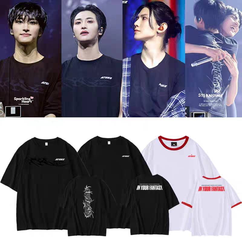 เสื้อยืด ATEEZ : 2025 WORLD TOUR [IN YOUR FANTASY]