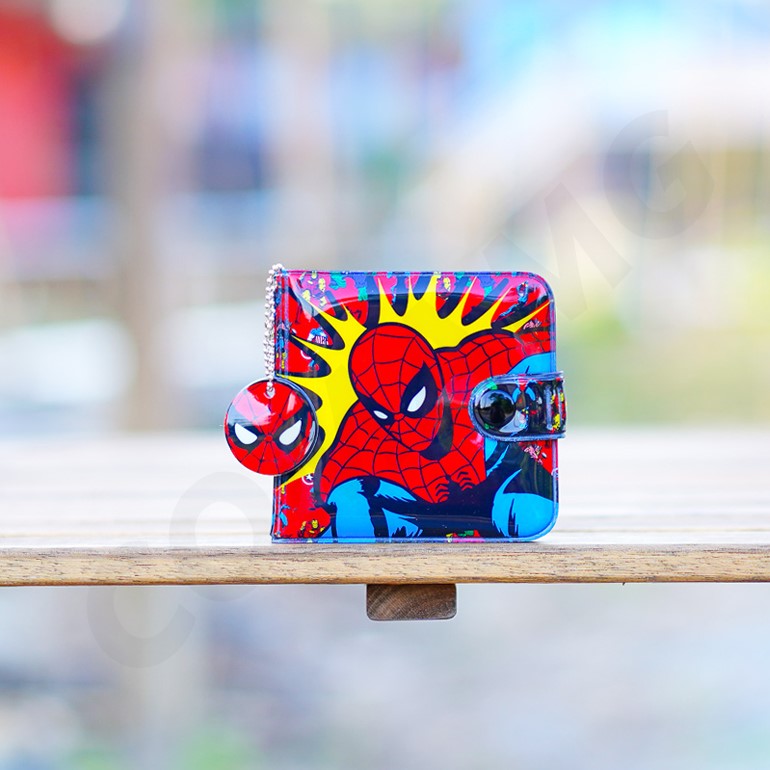 กระเป๋าสตางค์เด็กผู้ชาย ลิขสิทธิ์แท้ แบบ2พับ หนังเงา