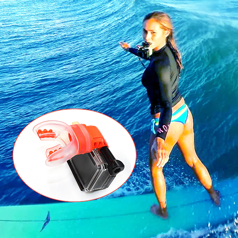 Telesin Bite Mouth Mount Holder for GoPro / Insta360 / DJI / SJCAM / Xiaomi / Action camera