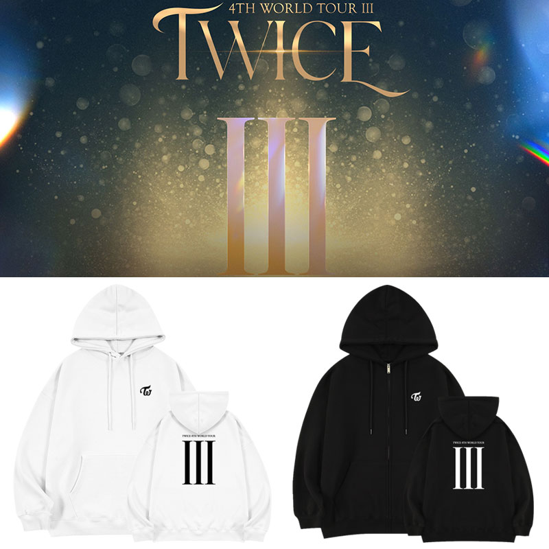 เสื้อกันหนาวมีฮู้ด TWICE 4TH WORLD TOUR Ⅲ