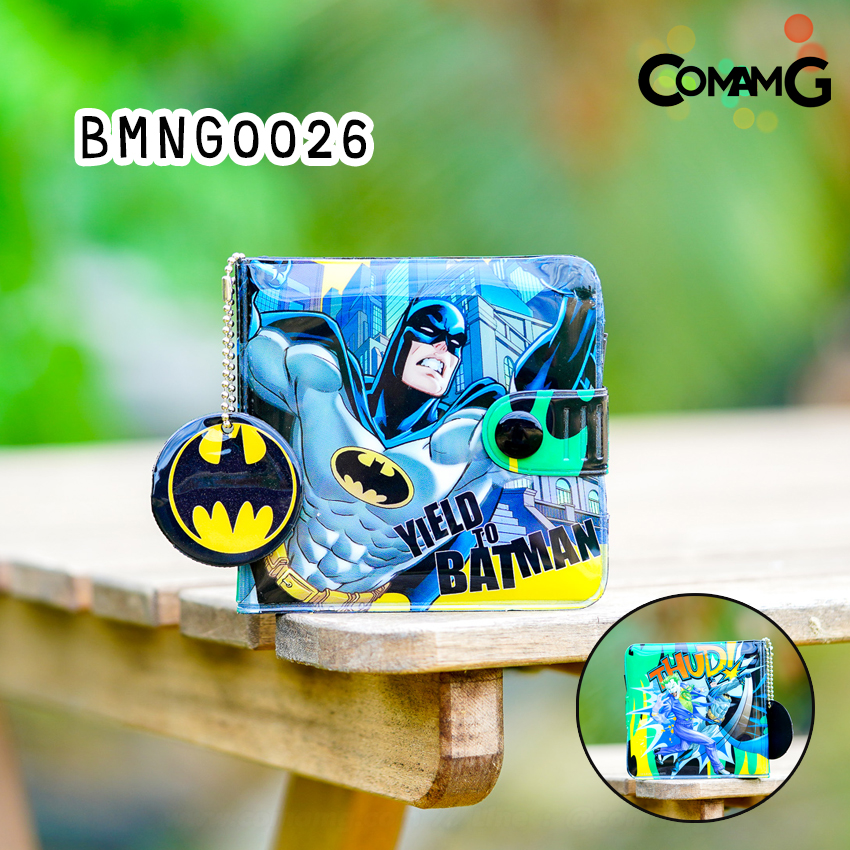 กระเป๋าสตางค์เด็กผู้ชาย ลิขสิทธิ์แท้ แบบ2พับ หนังเงา