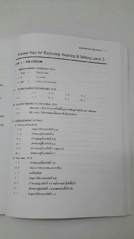 คู่มือครู+เฉลย EXPLORING READING & WRITING Level 3(ม.3) อ.มาลินี จันทวิมล สำนักพิมพ์ไทยวัฒนาพานิช (ทวพ)
